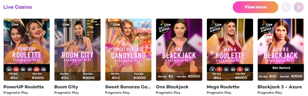 21 com live casino