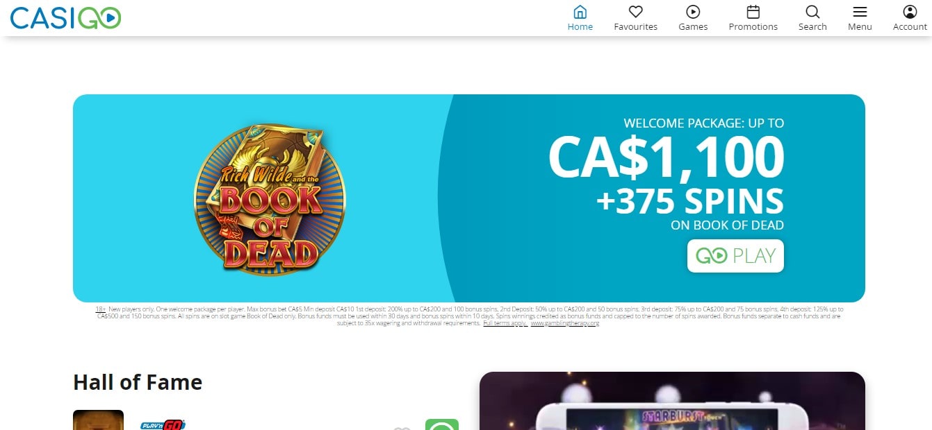 Casigo Casino Bonus