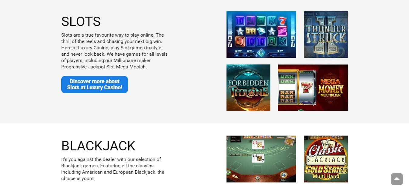 Luxury Casino Games