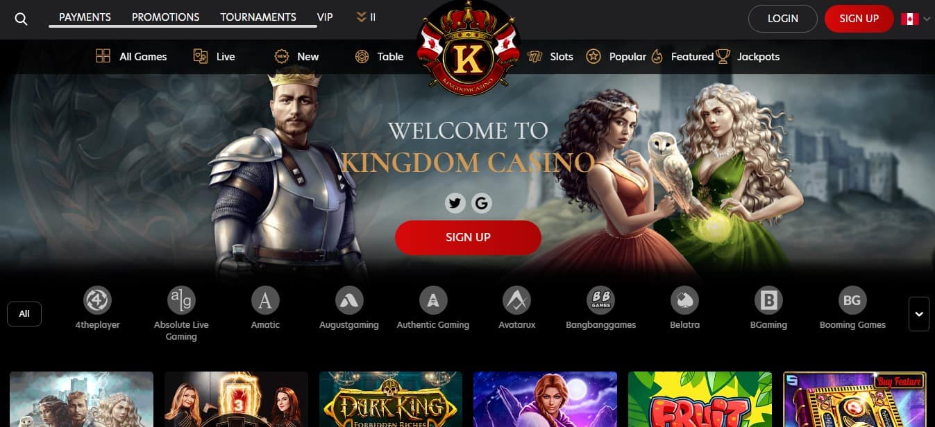 Kingdom Casino Review