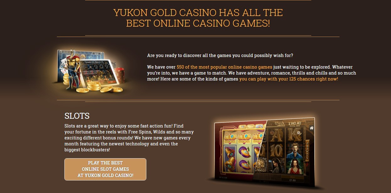 yukon gold online casino