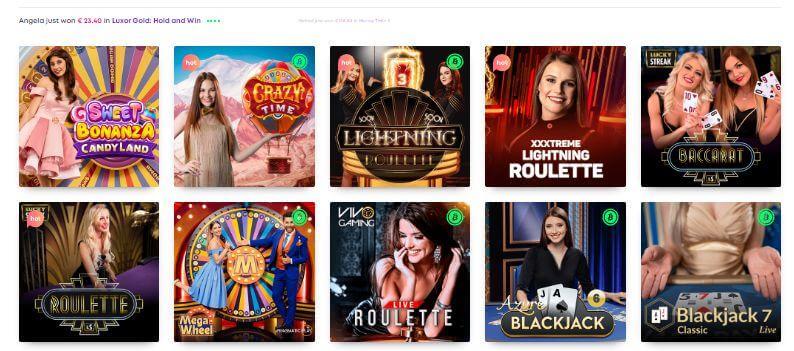 casino rocket live games