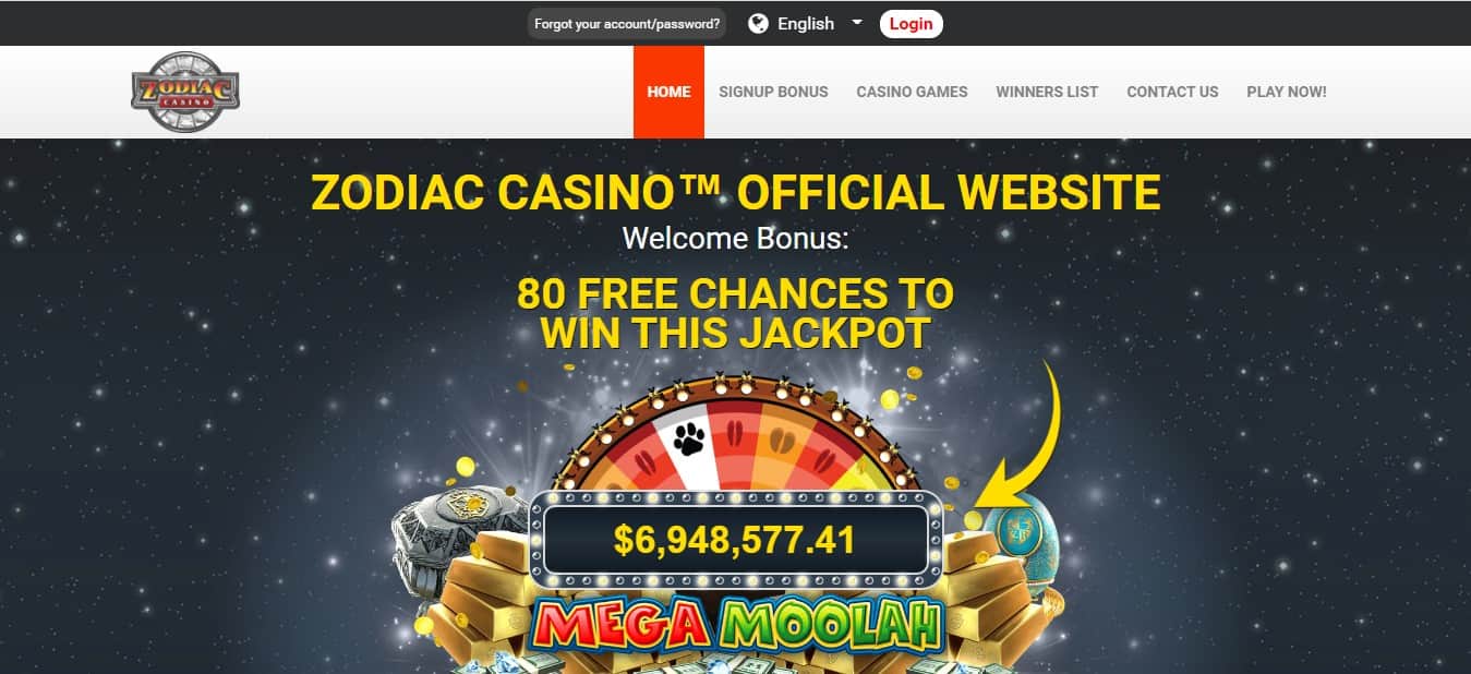 Zodiac Casino Online Bonus