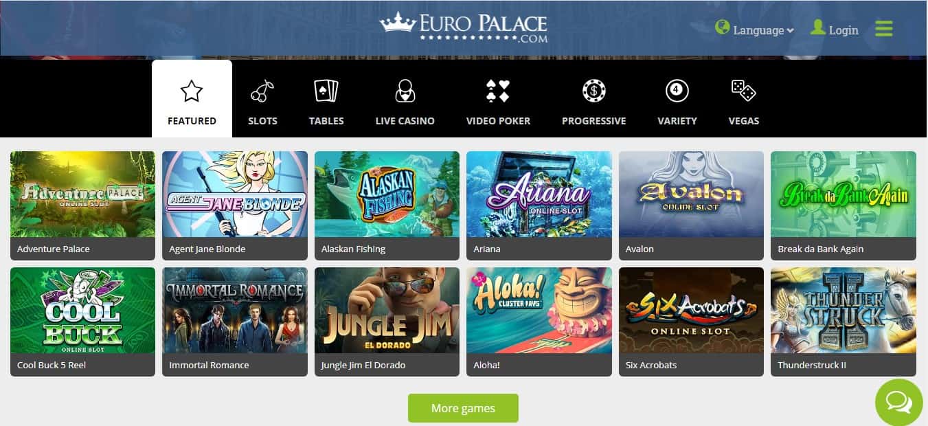 Euro Palace Casino Review