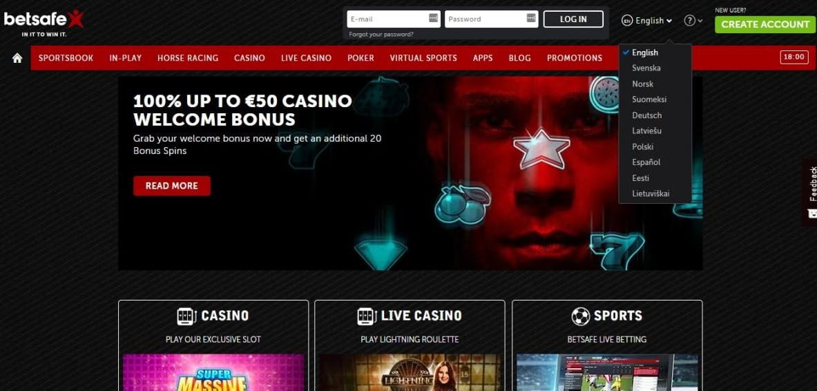 Betsafe Casino Bonus