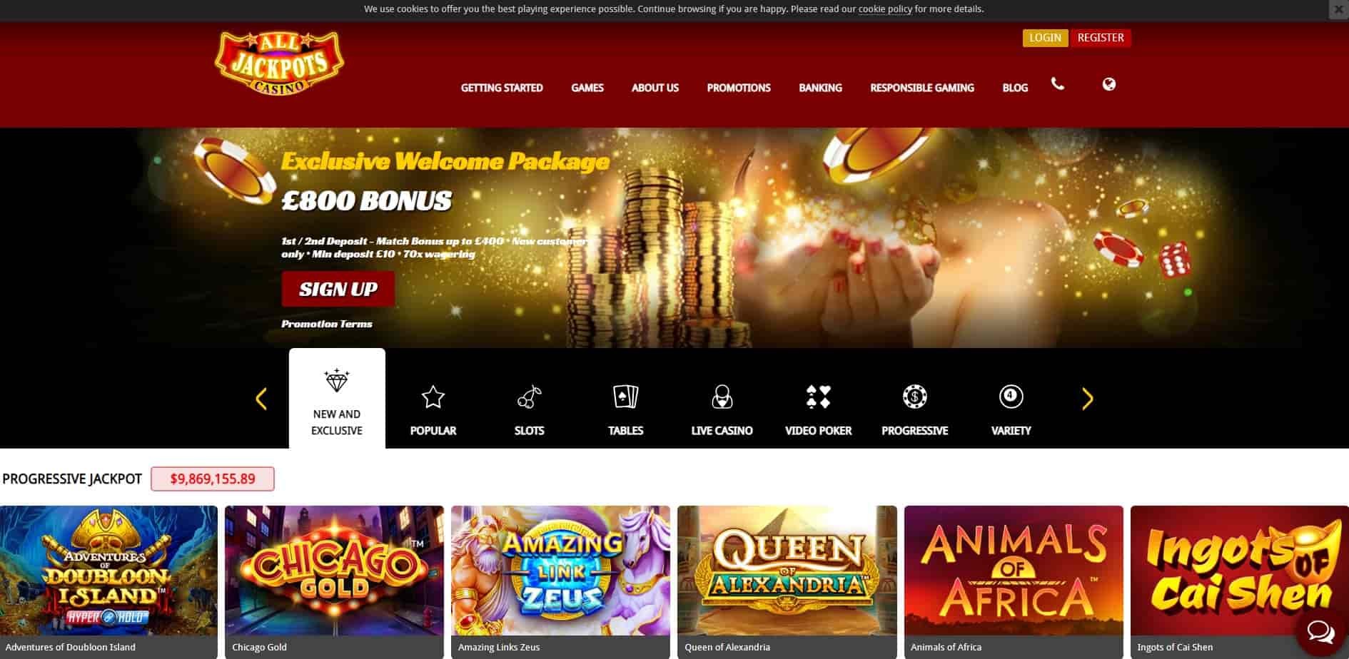 All Jackpots Casino home-min