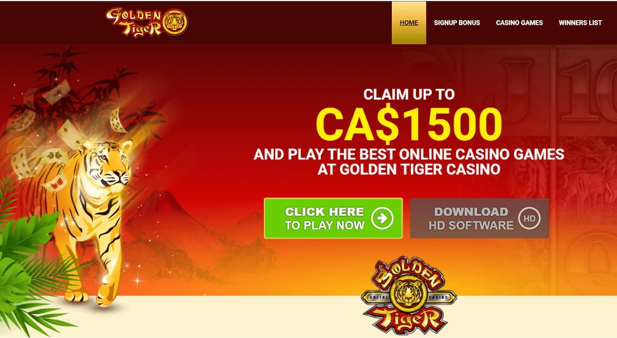 Golden Tiger Casino Bonus