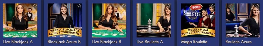 BondiBet Casino live dealer