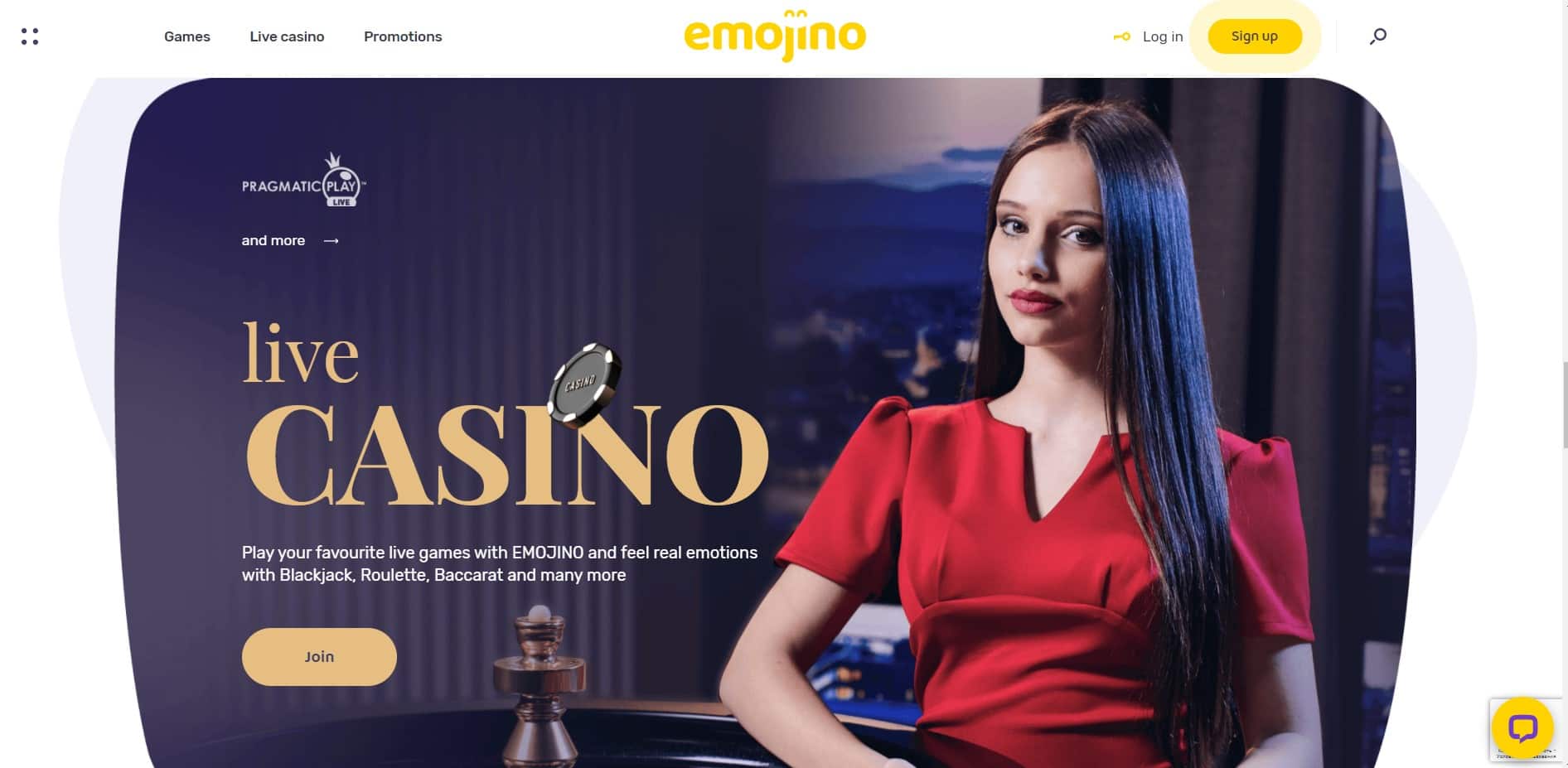 Emojino Casino Table Games