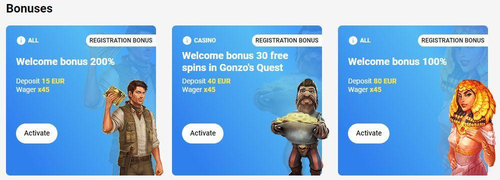 Slottica Casino Welcome Bonus