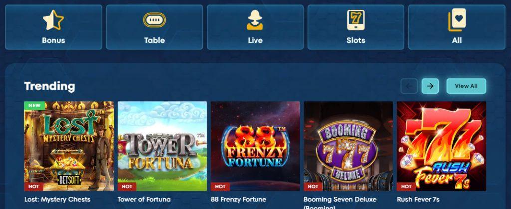 Spintropolis Casino Games