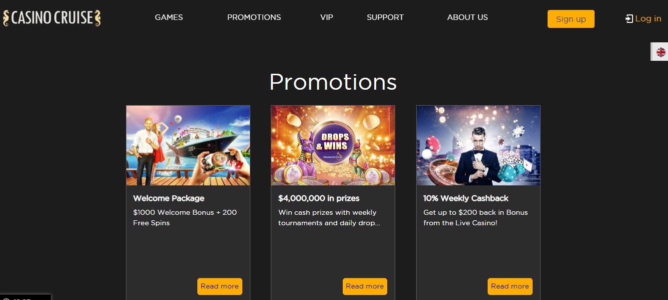 Casino Cruise Promotions