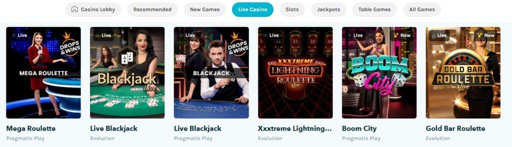 lucky days live casino