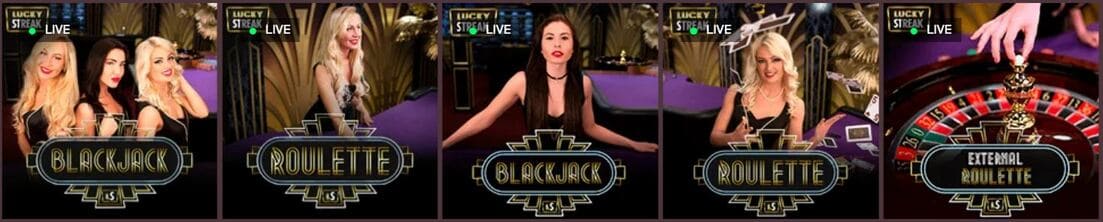 Gunsbet Casino live dealer