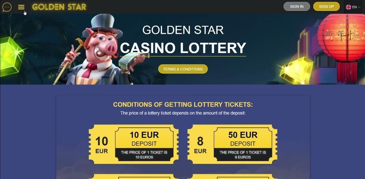 Golden Star Casino Lottery