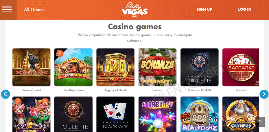 Slotty Vegas Casino Games