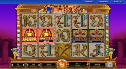 Cleopatra Slot ScreenShot 3