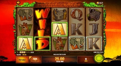 Wild Life Slot ScreenShot 1