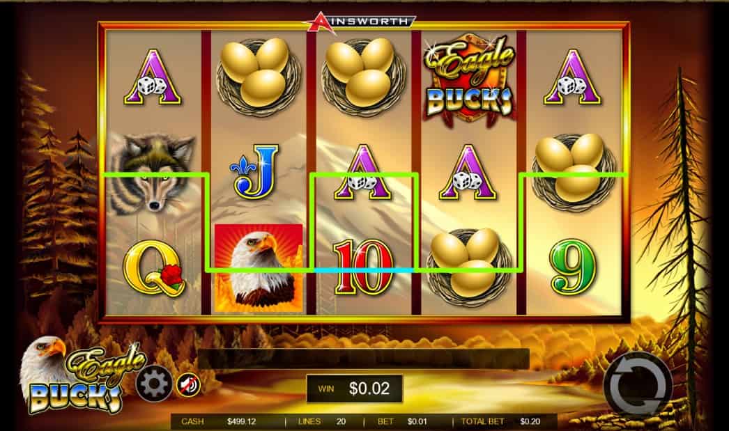 Eagle Bucks Slot ScreenShot 2