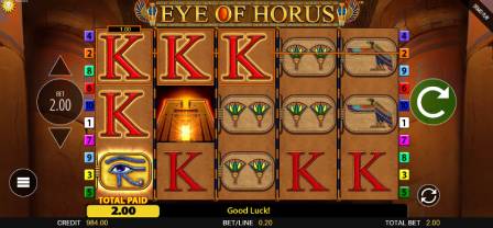Eye of Horus Slot ScreenShot 2