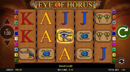 Play Eye of Horus Slot Machine Online for Free & Real Money