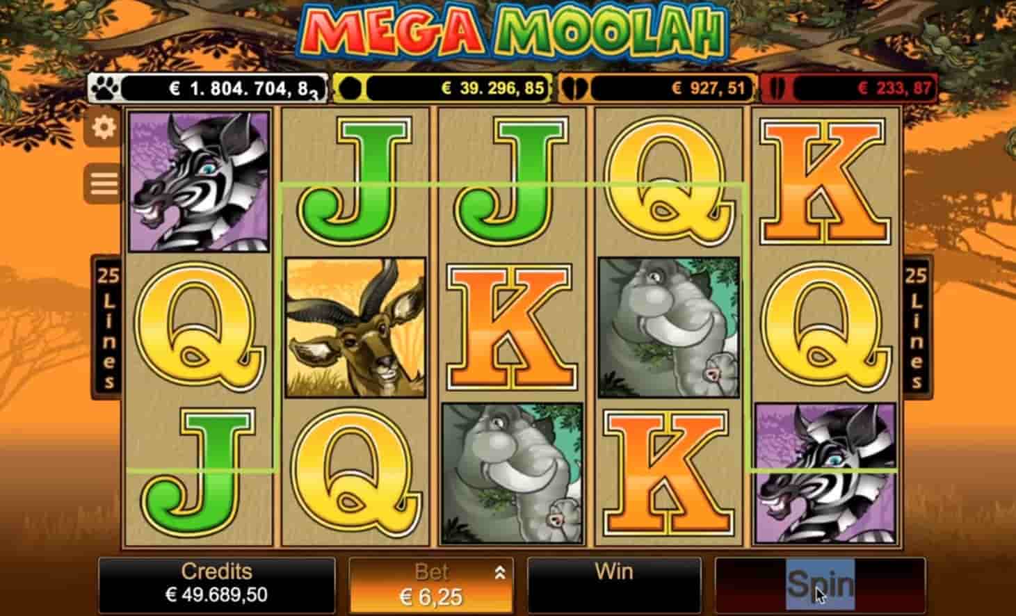 Mega Moolah ScreenShot 2