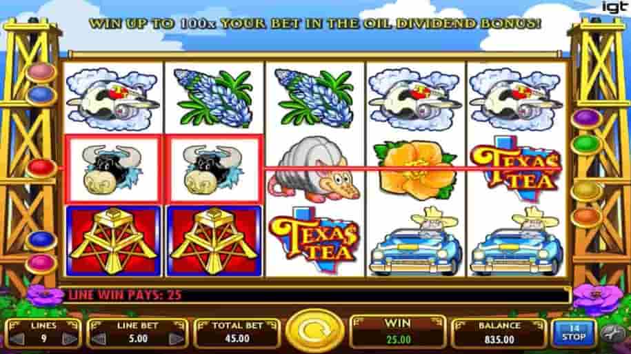 Texas Tea Slot ScreenShot 3